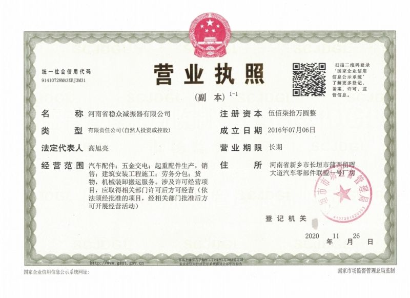 營業(yè)執(zhí)照